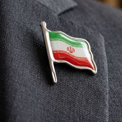 خرید بج سینه طرح پرچم ایران - فروشگاه قیام