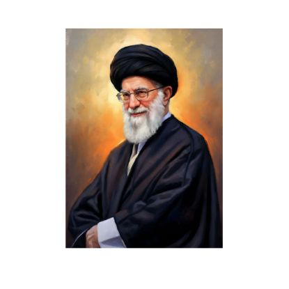 خرید کتیبه مخمل طرح رهبر شهید - 100*140- کد 39- فروشگاه قیام