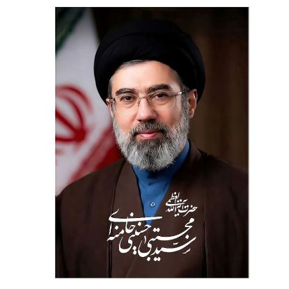 خرید کتیبه مخمل طرح حضرت آیت الله العظمی سید مجتبی حسینی خامنه ای - 50*70- کد 75- فروشگاه قیام