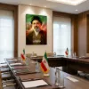 خرید کتیبه مخمل طرح حضرت آیت الله سید مجتبی خامنه ای - 50*70- کد 72- فروشگاه قیام