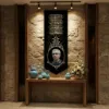 خرید بیرق مخمل طرح سردار شهید محمد باقری - 50*140- کد 68- فروشگاه قیام